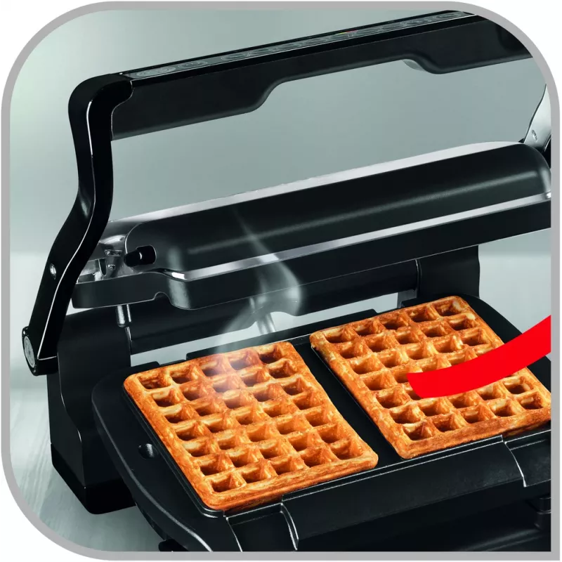 Waffle plate Tefal XA7248 aluminium for OptiGrill Elite GC7508 compatible accessory