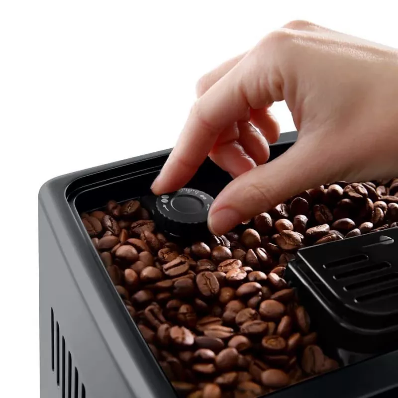 Combi espresso machine DeLonghi Dinamica Plus ECAM380.85.SB — 1.8 L water tank, 300 g bean hopper, 15 bar