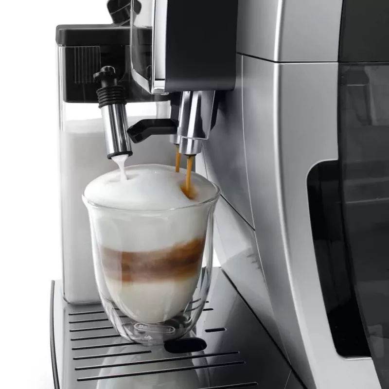 Combi espresso machine DeLonghi Dinamica Plus ECAM380.85.SB — 1.8 L water tank, 300 g bean hopper, 15 bar