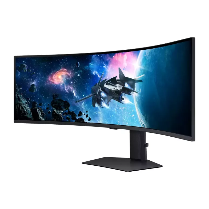 Samsung G95C computer monitor 124.5 cm (49 inch) 5120 x 1440 pixels Dual QHD LED Black