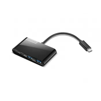 Lenovo GX91L84354 interface hub USB 3.2 Gen 1 (3.1 Gen 1) Type-C 625 Mbit/s Black