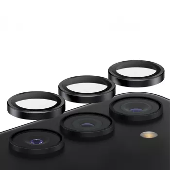 PanzerGlass ® Hoops® Camera Lens Protector Black Samsung Galaxy S24 | S23 | S23+