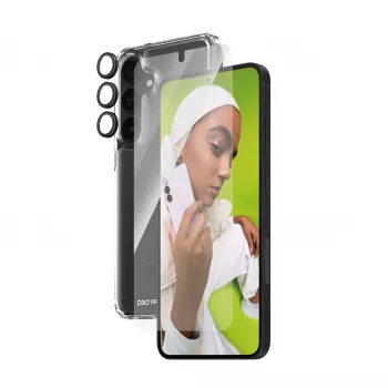 PanzerGlass ® 3-in-1 Protection Bundle Samsung Galaxy S24+ | Ultra-Wide Fit w. EasyAligner