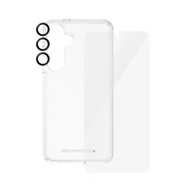 PanzerGlass ® 3-in-1 Protection Bundle Samsung Galaxy S24+ | Ultra-Wide Fit w. EasyAligner