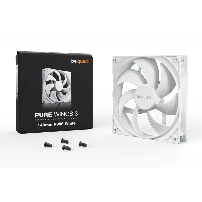 be quiet! Pure Wings 3 140mm PWM White Computer case Fan 14 cm 1 pc(s)