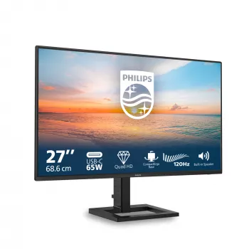 Philips 1000 series 27E1N1600AE/00 computer monitor 68.6 cm (27 inch) 2560 x 1440 pixels Quad HD LCD Black