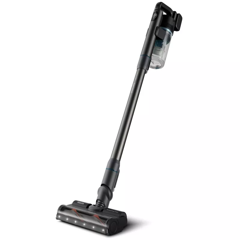 Philips 8000 series XC8057/01 cordless stick vacuum, dry & wet, cyclonic, bagless, 0.6 L, Aqua Blue/Black