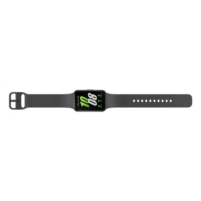 Smartwatch Samsung Galaxy Fit3 — rectangular aluminium case 40 mm, 1.6 inch AMOLED, heart rate, barometer, 5 ATM, Bluetooth 5.3, 208 mAh