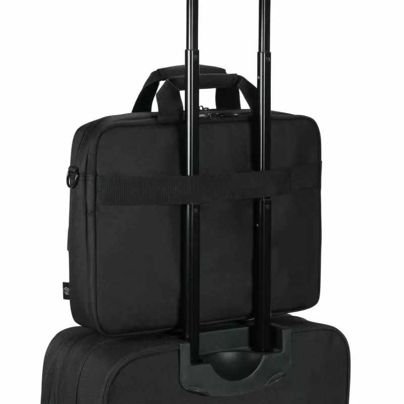 DICOTA Eco Top Traveller Core - 15-17.3in Notebook Bag - Black / 300d 100% Recycled Pet Polyester
