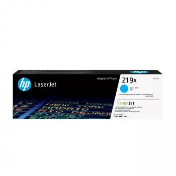 HP 219A Cyan Original LaserJet Toner Cartridge, 1200 pages, Cyan, 1 pc(s)