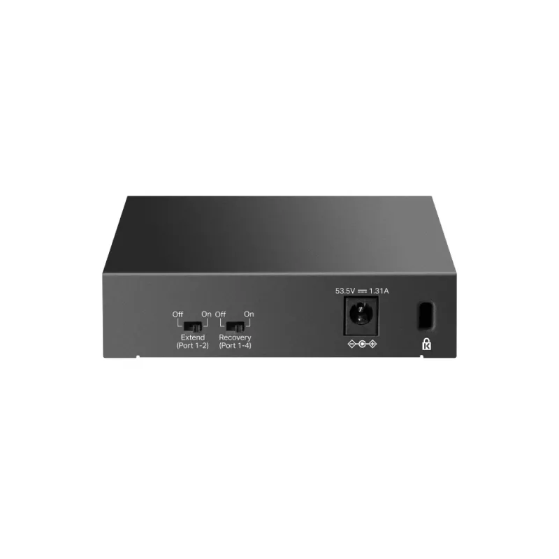 Switch TP-LINK LiteWave 5-Port Gigabit Desktop with 4-Port PoE+ (5x Gigabit, 4 PoE+, 65W PoE budget)