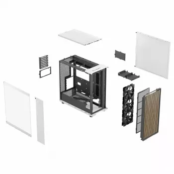 Computer case Fractal Design FD-C-NOR1X-04 Midi Tower White