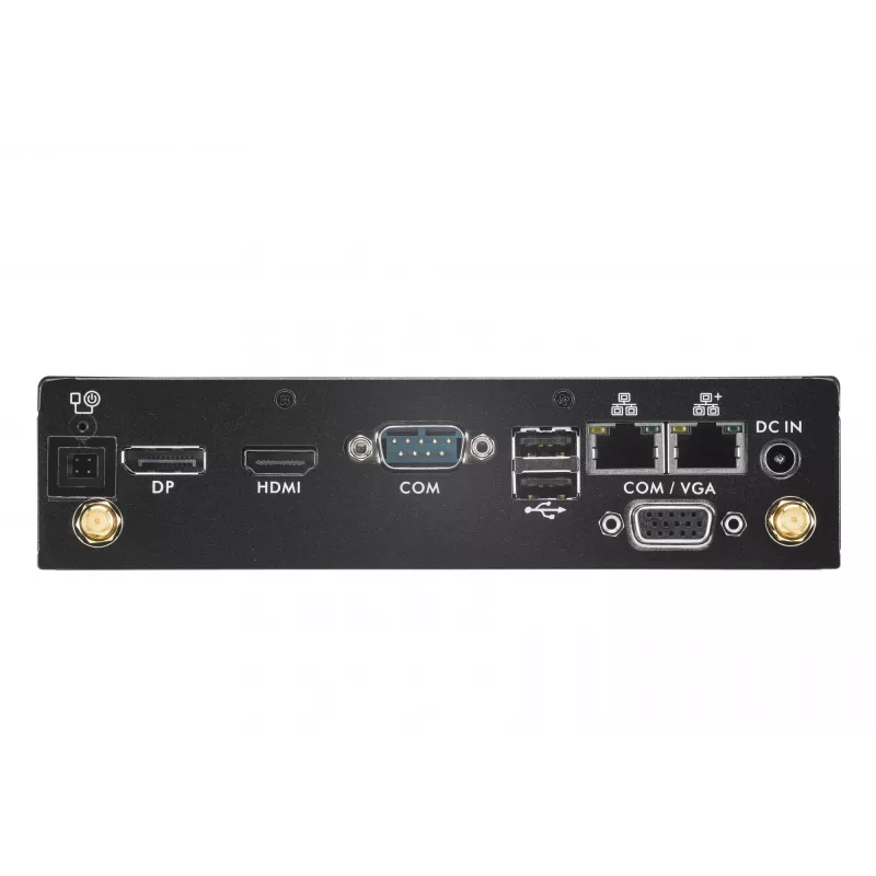 Shuttle XPC slim Barebone DS50U, Intel Celeron 7305, 2x LAN (1x 2.5Gbit ,1x 1Gbit), 1xCOM,1xHDMI,1xDP, 1x VGA, fanless, 24/7 permanent operation