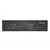 Shuttle XPC slim Barebone DS50U, Intel Celeron 7305, 2x LAN (1x 2.5Gbit ,1x 1Gbit), 1xCOM,1xHDMI,1xDP, 1x VGA, fanless, 24/7 permanent operation