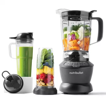 Tabletop blender NUTRIBULLET NBF500DG — 1.9 L bowl, 1200 W, ice-crush, silver