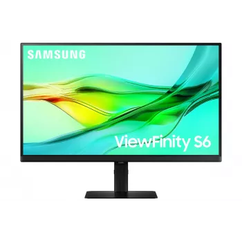 Monitor Samsung S60UD 27 inch Quad HD IPS LCD 2560×1440, 5 ms, USB 3.2 hub, VESA, height adjustable, black
