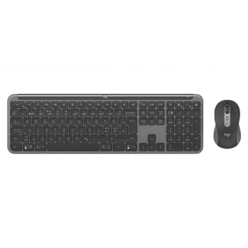 LOGITECH Signature Slim Combo Mk950 - Wireless Keyboard/mouse - Graphite - Qwerty Graphite Dansk/ Norsk/ Svenska/ Suomalainen