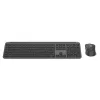 Logitech MK950 Signature for Business Keyboard Mouse Wireless Bluetooth QWERTZ German Graphite