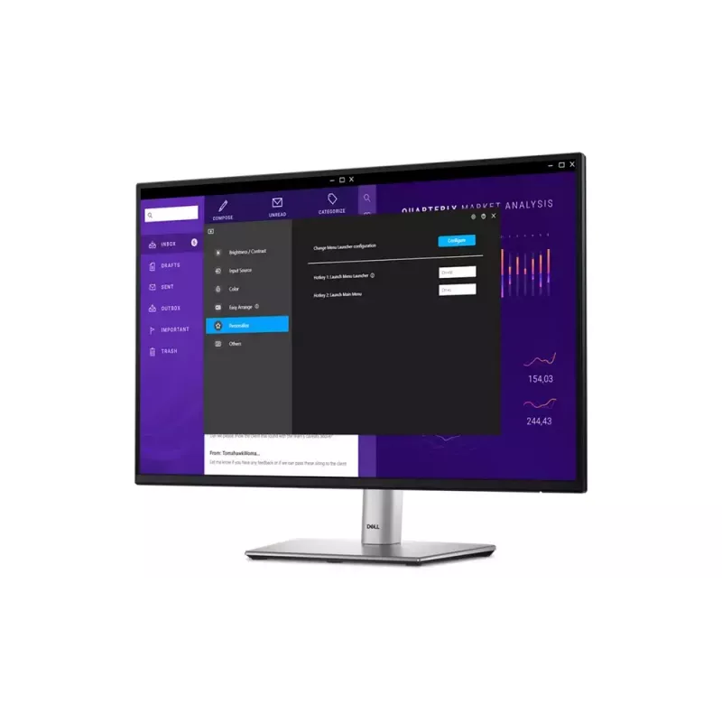 DELL Pro Plus P2425 computer monitor 61.1 cm (24.1 inch) 1920 x 1200 pixels WUXGA LCD Black