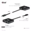 CLUB3D USB-C® Hub to Dual HDMI™ 4K60Hz M/F+PD3.0 100 Watt