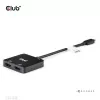 CLUB3D USB-C® Hub to Dual HDMI™ 4K60Hz M/F+PD3.0 100 Watt