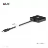 CLUB3D USB-C® Hub to Dual HDMI™ 4K60Hz M/F+PD3.0 100 Watt