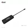 CLUB3D USB Type-C 4-port 10G Data hub with PD3.0 Charging, Wired, USB 3.2 Gen 1 (3.1 Gen 1) Type-C, 100 W, Black, 10 Gbit/s, USB