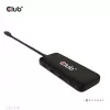 CLUB3D USB Type-C 4-port 10G Data hub with PD3.0 Charging, Wired, USB 3.2 Gen 1 (3.1 Gen 1) Type-C, 100 W, Black, 10 Gbit/s, USB
