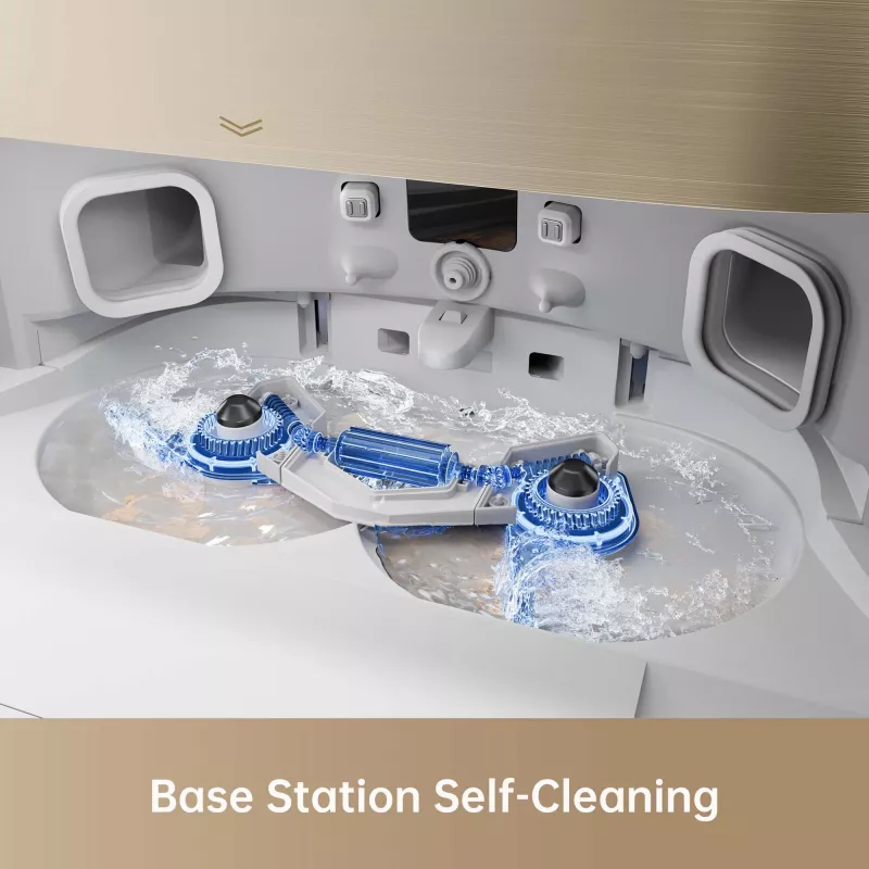 Dreame X40 Ultra Complete, Bagless, White, Round, Dust bag, 2 wheel(s), 0.3 L