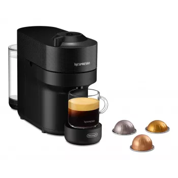 De’Longhi NESPRESSO® Vertuo Pop ENV90.B - Liquorice Black, Capsule coffee machine, 0.56 L, Coffee capsule, 1260 W, Black
