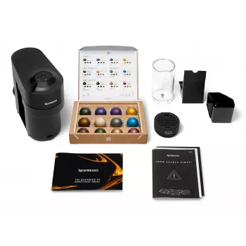 De’Longhi NESPRESSO® Vertuo Pop ENV90.B - Liquorice Black, Capsule coffee machine, 0.56 L, Coffee capsule, 1260 W, Black