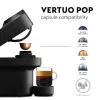 De'Longhi Nespresso Vertuo Pop ENV90.B coffee machine, Liquorice Black