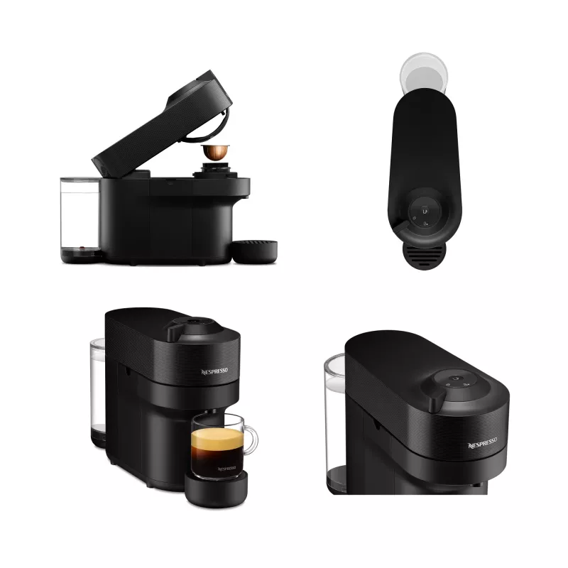 De'Longhi Nespresso Vertuo Pop ENV90.B coffee machine, Liquorice Black