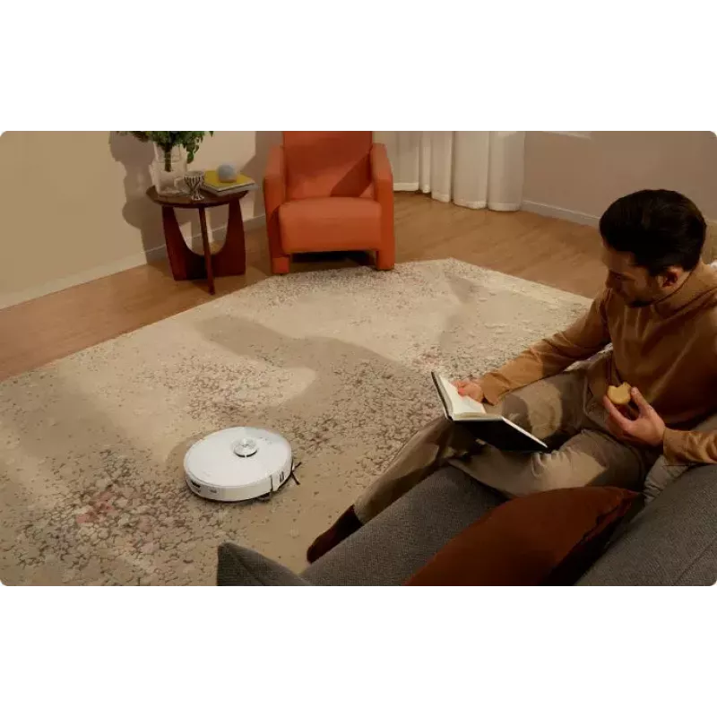 Robot Vacuum Cleaner Roborock S8 MaxV Ultra white