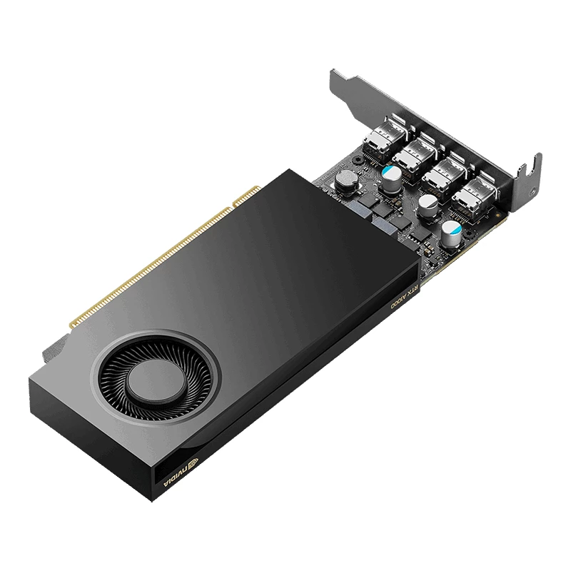 PNY NVIDIA RTX A1000 - 8GB GDDR6 Low Profile 4x mDisplayPort 1.4a