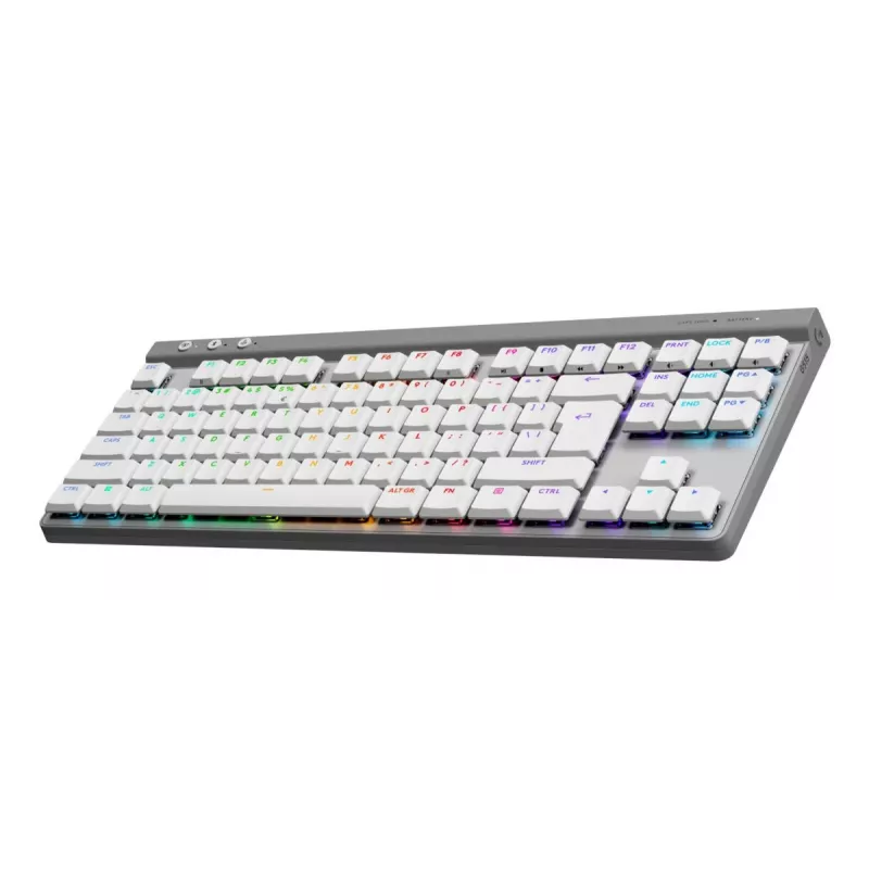 Keyboard Logitech G G515 Gaming USB RF Wireless Bluetooth QWERTY US International White
