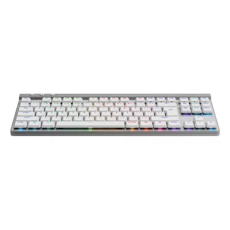 Keyboard Logitech G G515 Gaming USB RF Wireless Bluetooth QWERTY US International White