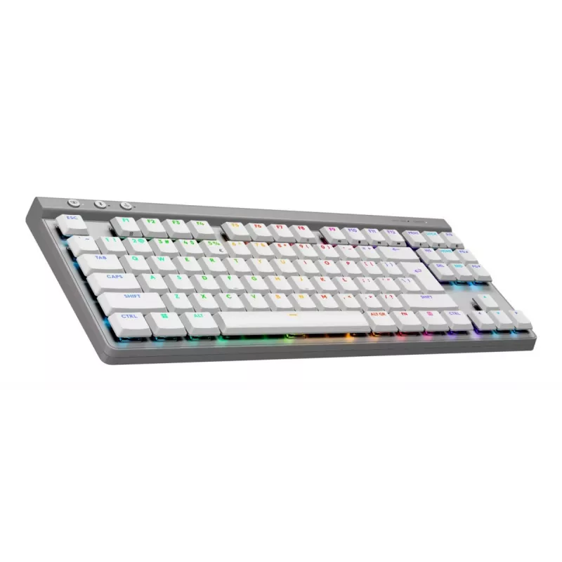 Keyboard Logitech G G515 Gaming USB RF Wireless Bluetooth QWERTY US International White