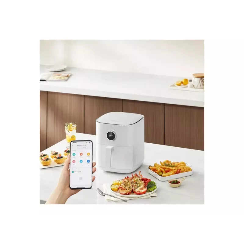 Hot air fryer Xiaomi BHR8234EU 4.5 L 1500 W White, touch OLED, Wi‑Fi app control