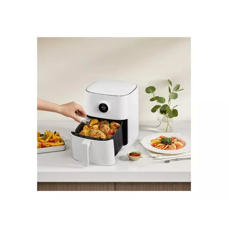 Hot air fryer Xiaomi BHR8234EU 4.5 L 1500 W White, touch OLED, Wi‑Fi app control