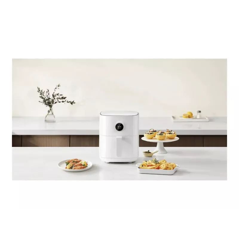 Hot air fryer Xiaomi BHR8234EU 4.5 L 1500 W White, touch OLED, Wi‑Fi app control