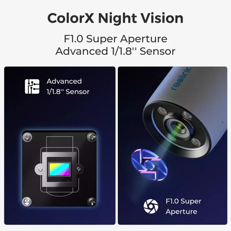 IP Security Camera Reolink ColorX Series P320X 4MP