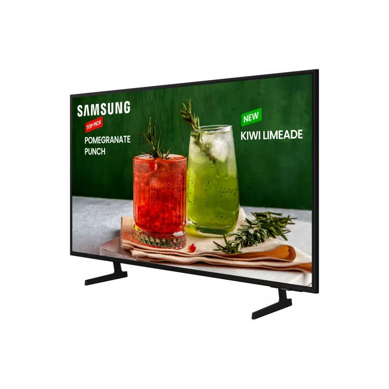Samsung BE43D-H Digital signage flat panel 109.2 cm (43 inch) LED Wi-Fi 4K Ultra HD Black Tizen 16/7