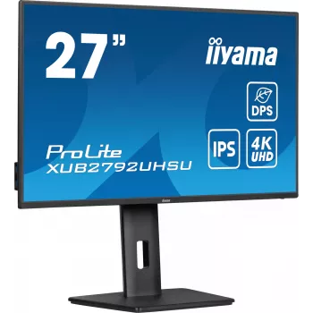 iiyama ProLite XUB2792UHSU-B6 computer monitor 68.6 cm (27 inch) 3840 x 2160 pixels 4K Ultra HD LED Black