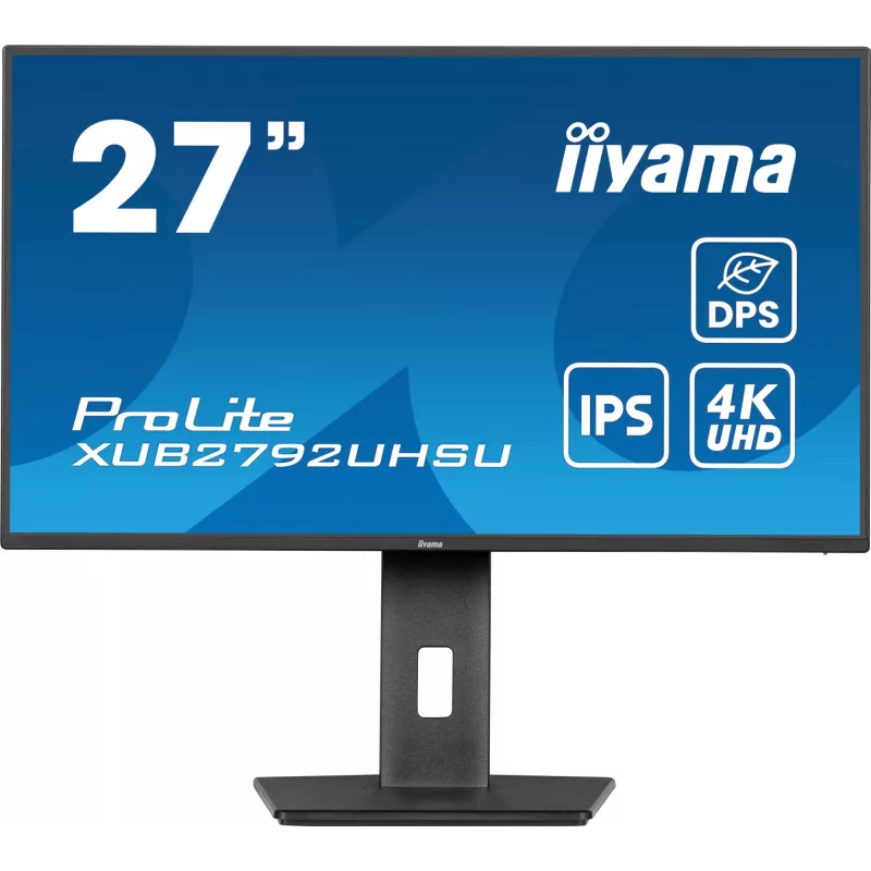 iiyama ProLite XUB2792UHSU-B6 computer monitor 68.6 cm (27 inch) 3840 x 2160 pixels 4K Ultra HD LED Black