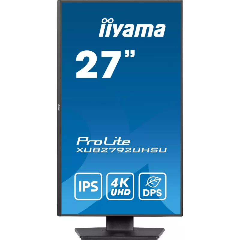 iiyama ProLite XUB2792UHSU-B6 computer monitor 68.6 cm (27 inch) 3840 x 2160 pixels 4K Ultra HD LED Black