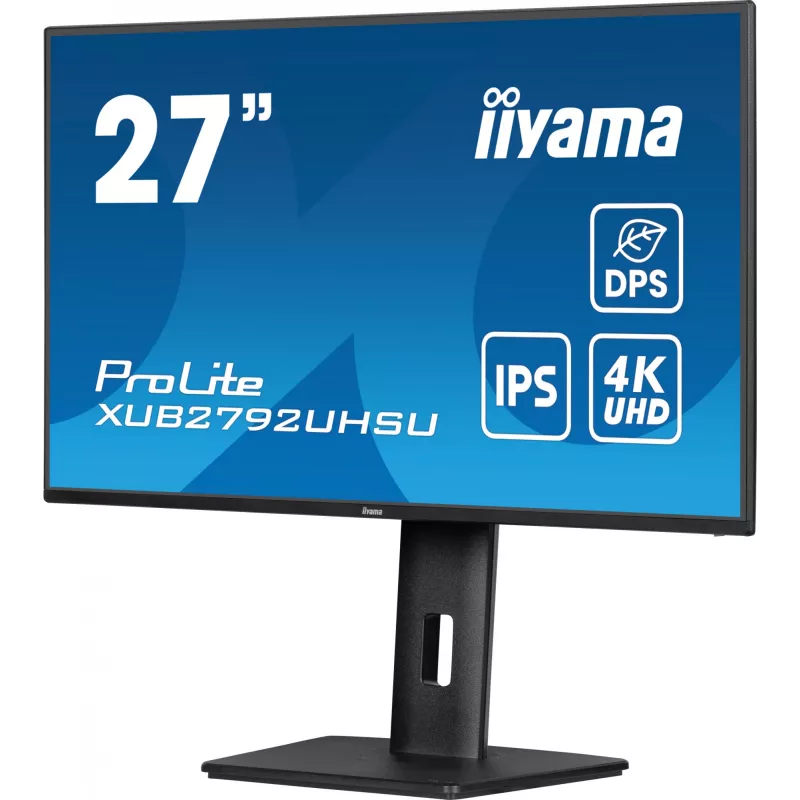 iiyama ProLite XUB2792UHSU-B6 computer monitor 68.6 cm (27 inch) 3840 x 2160 pixels 4K Ultra HD LED Black
