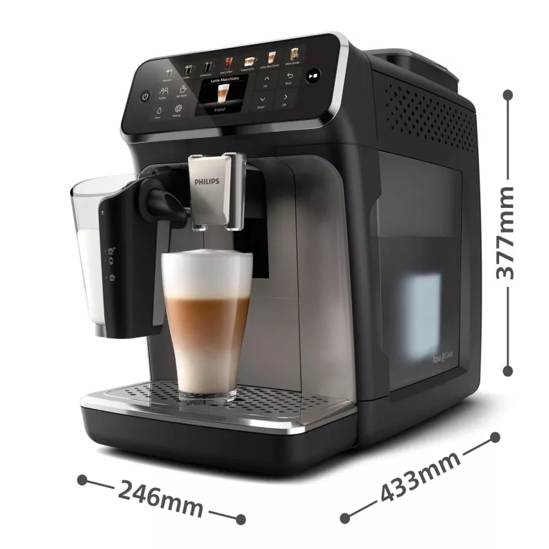 Espresso machine Philips EP4449/70 — fully automatic, 1.8 L water tank, 275 g bean hopper, ceramic grinder, 15 bar