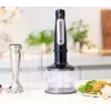 Braun MQ 7035X 0.6 L Immersion blender 1000 W Black, Satin steel