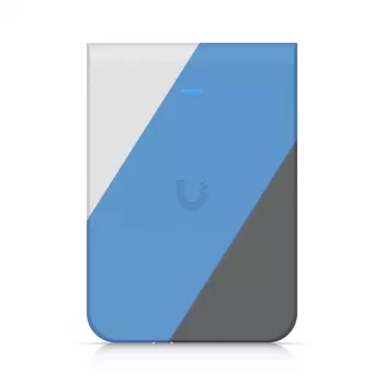 Access Point UBIQUITI U7 Pro Wall — Wall-mounted Wi‑Fi 6 AP, 2.4/5/6 GHz, 6 spatial streams, 2500 Mbps LAN, PoE (44–57 V), indoor, white